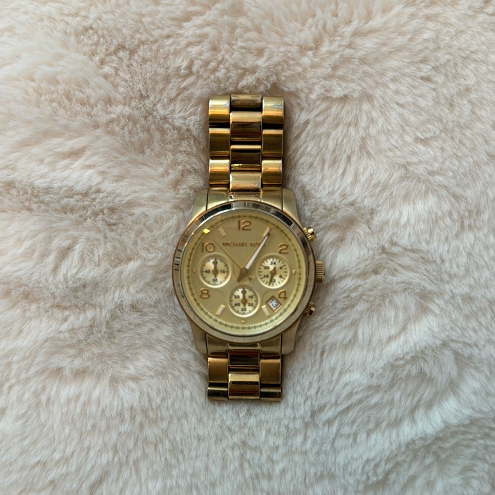 Michael Kors Runway Gold-Tone Watch